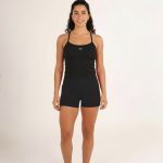 Her' black out ride shorts