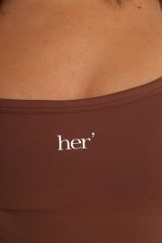 Her' Espresso Flex Top - Image 3